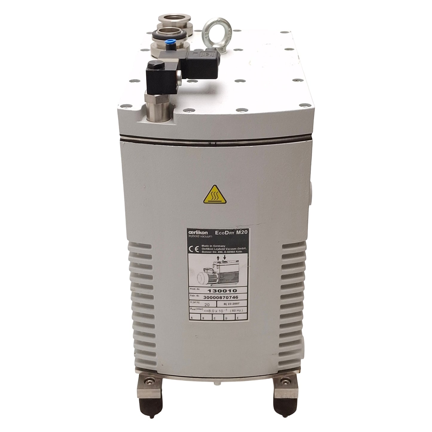 Used Leybold Oerlikon 130010 EcoDry M20 Vacuum Pump, 20m³/hr, 0.8mbar, 3Ø 277Δ/480Y