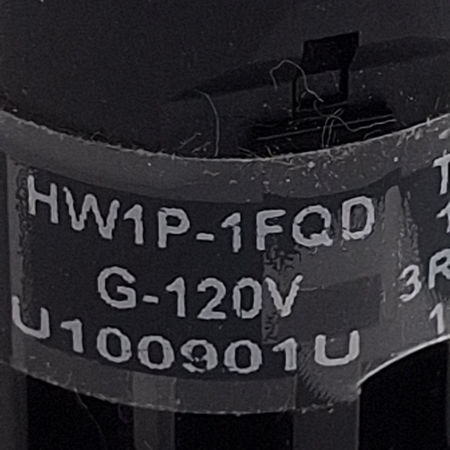 Used Lot of 2 Idec HW1P-1FQDG-120V Pilot Light, Green, ø22mm, 5-30VDC Lamp, 120VAC
