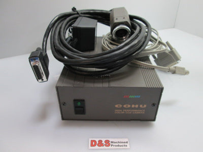 Used Cohu 8295-1000/0000 High Performance Color CCD Camera 12V AC/DC, W/ 8290 Camera