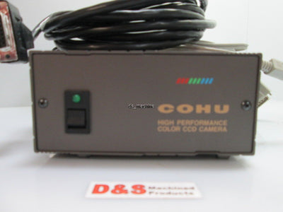 Used Cohu 8295-1000/0000 High Performance Color CCD Camera 12V AC/DC, W/ 8290 Camera