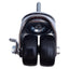 Used Lot of 4 Payson 020-2PJ-DW Stem Mount Double Wheel Caster 200lbs, 2-1/4in Swivel