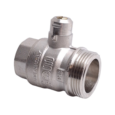 New – Open box Engolas Swift-O-Matic Ball Valve DN25, 1in BSP Male/Female, Nickel Plated Brass