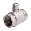 New – Open box Engolas Swift-O-Matic Ball Valve DN25, 1in BSP Male/Female, Nickel Plated Brass