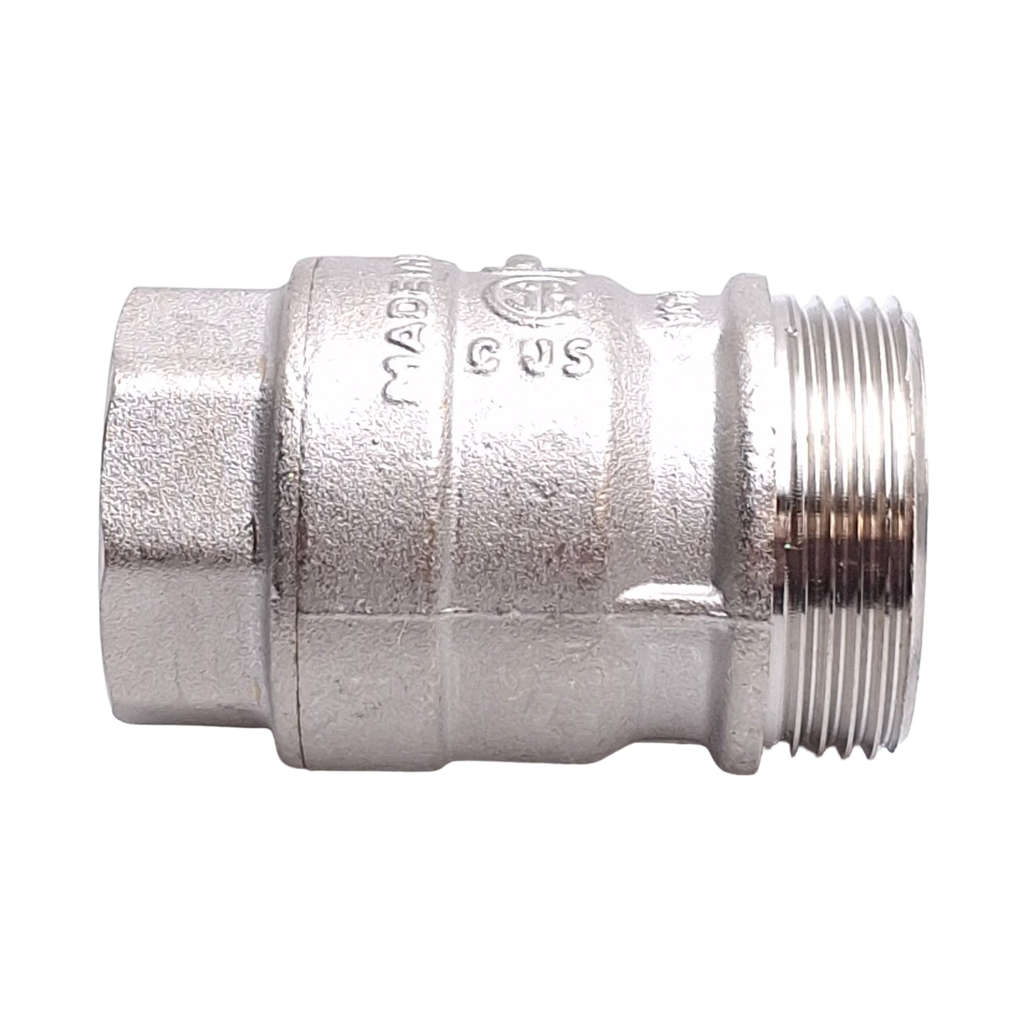 New – Open box Engolas Swift-O-Matic Ball Valve DN25, 1in BSP Male/Female, Nickel Plated Brass