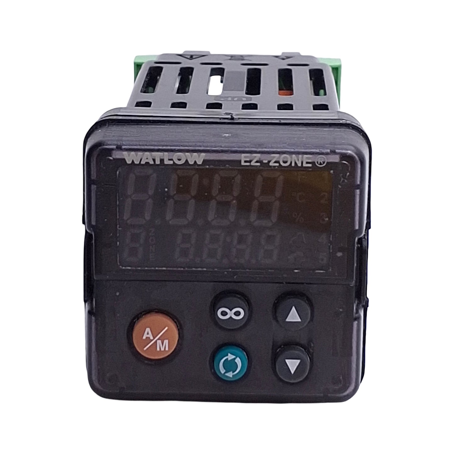 Used Watlow PM6C1EJ-AAAABAA PID Controller, Universal Input, 100-240VAC, 5A Relay Out