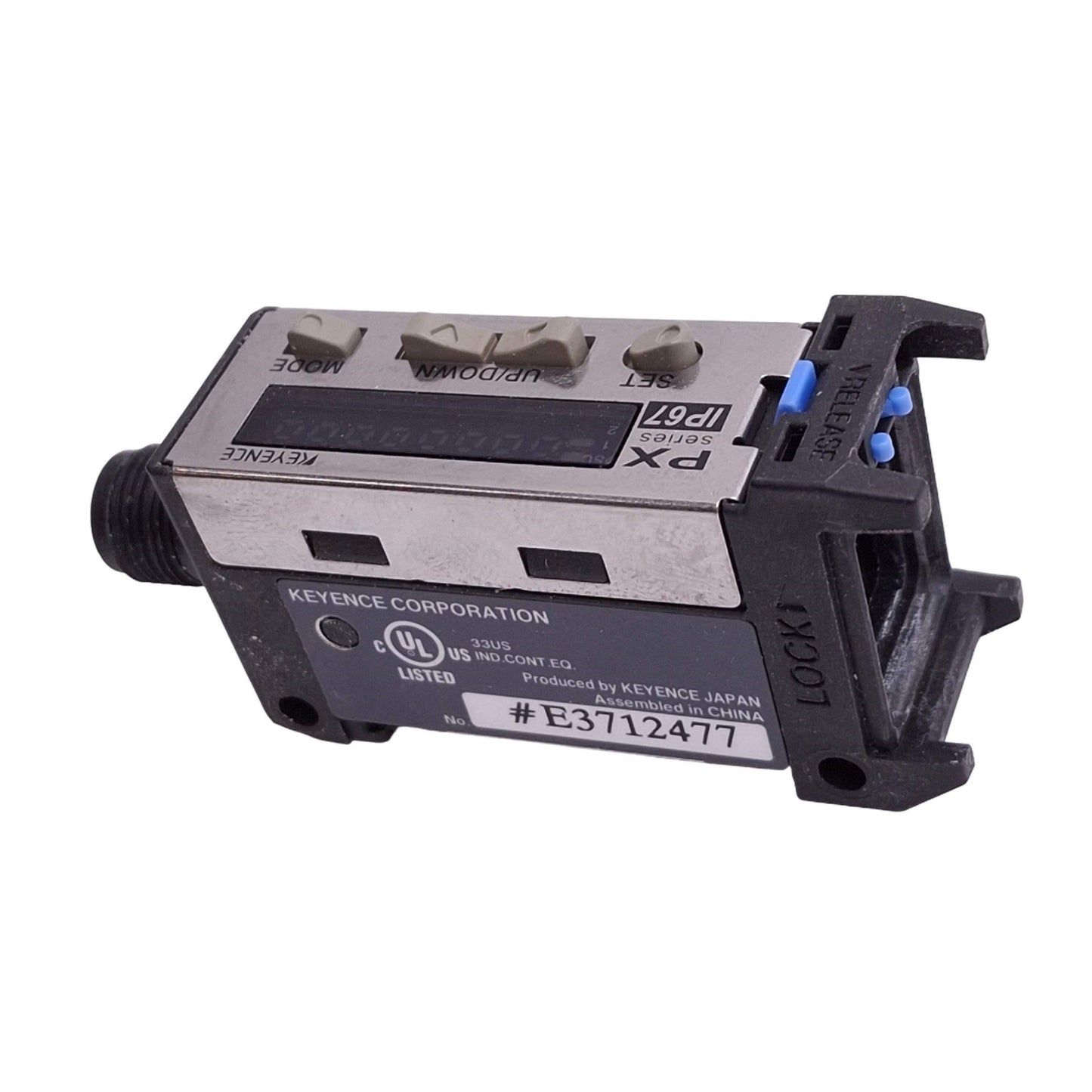 Used Keyence PX-10C Photoelectric Sensor Amplifier Unit, 40V 100mA NPN Out, 12-24VDC