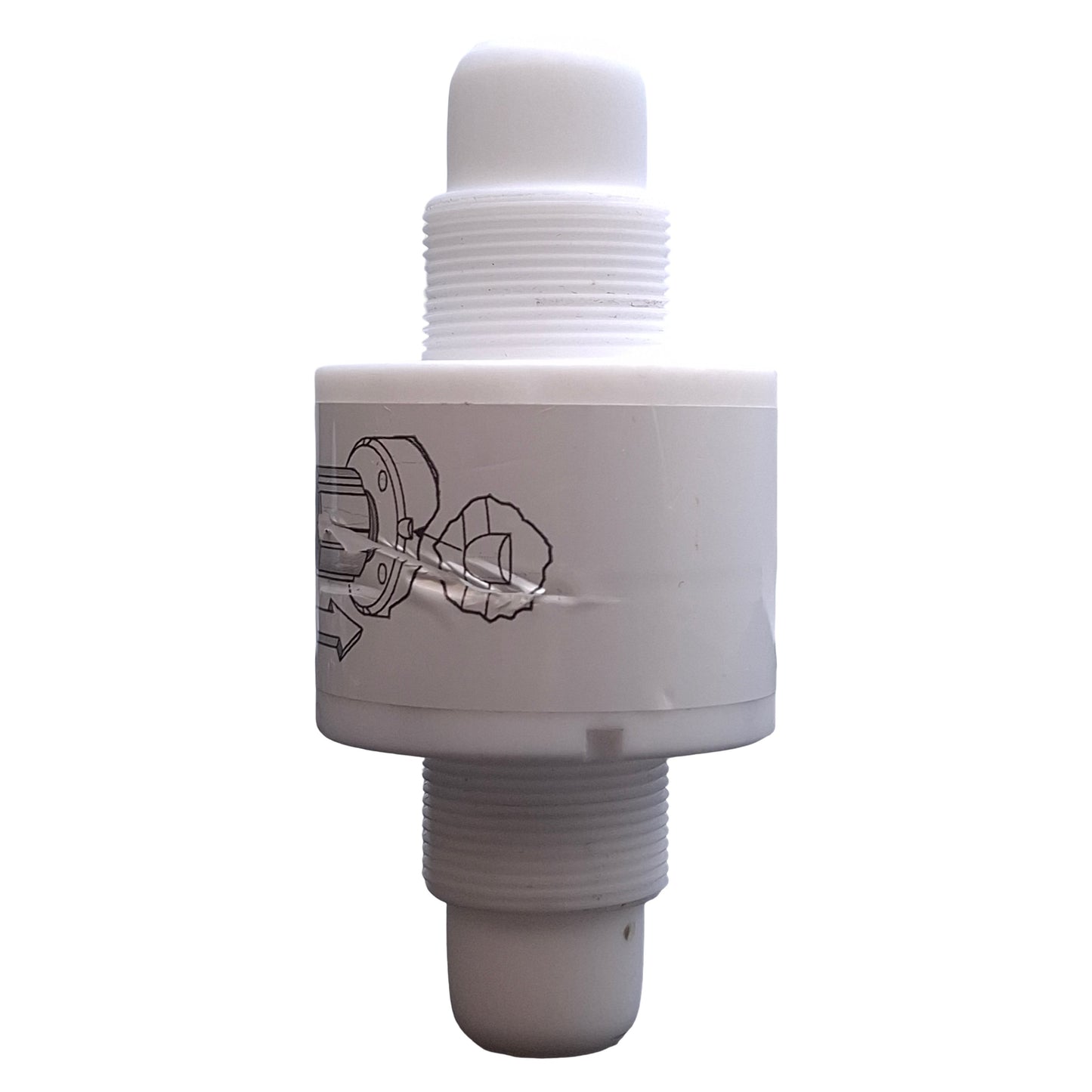 Used Parker CV-1-661212 Check Valve, 3/4in Parflare, 0.25-0.75psig*Missing Parflare*