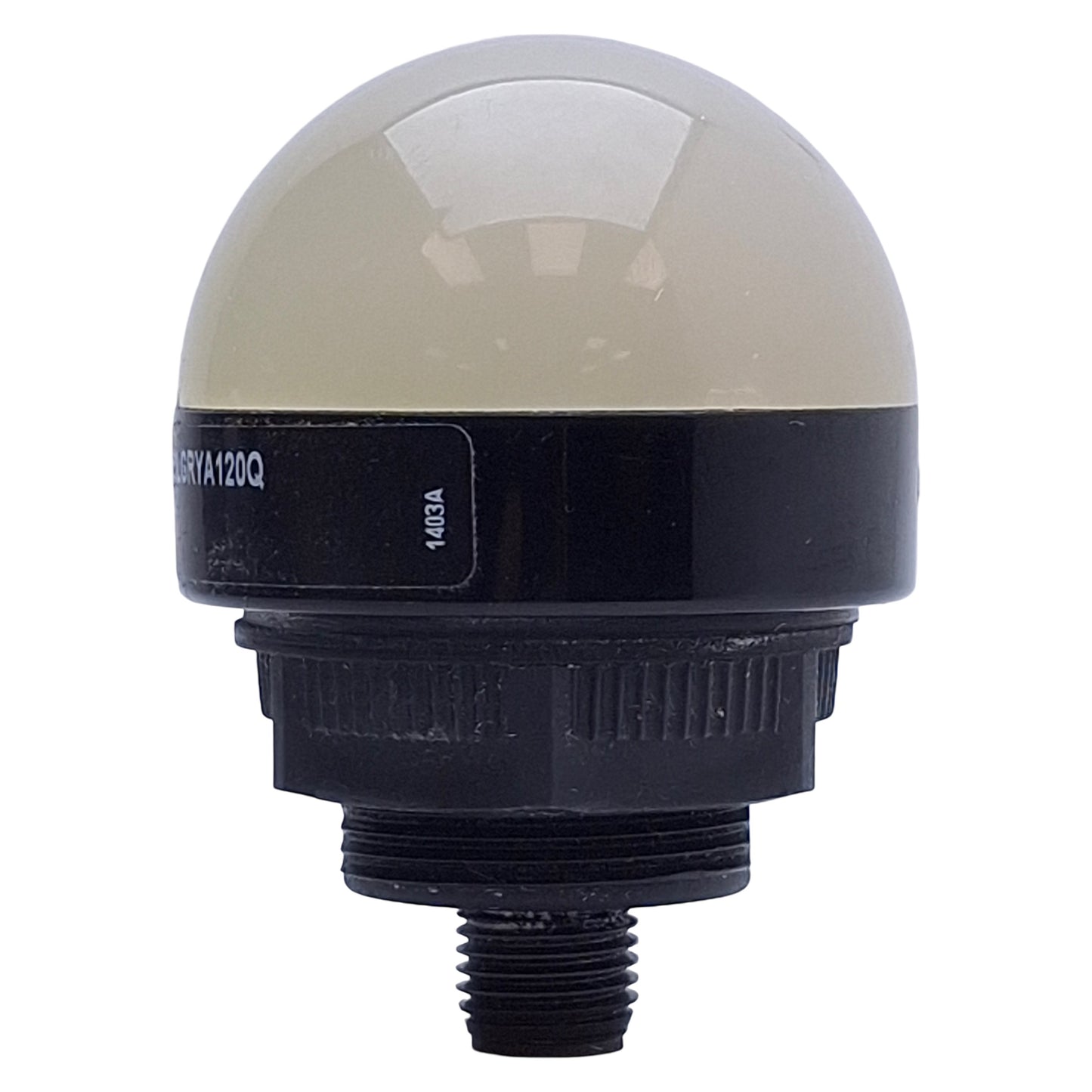 Used Banner K50LGRYA120Q 3-Color Indicator Light 85-130VAC, 15mA, Integral 5-Pin Male