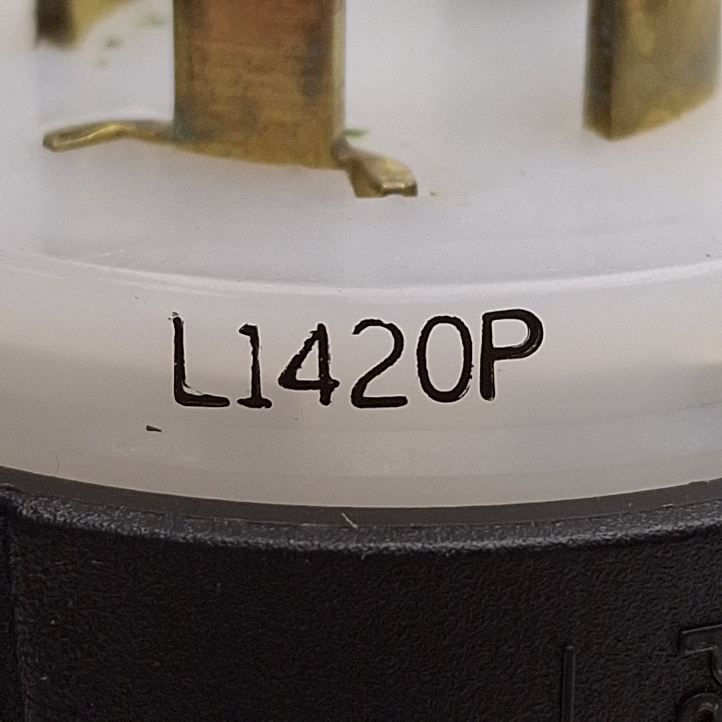 Used Pass & Seymour L140P / L1420C Twist Lock Plug & Receptacle, 20A 125/250V, L14-20