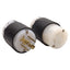 Used Pass & Seymour L140P / L1420C Twist Lock Plug & Receptacle, 20A 125/250V, L14-20