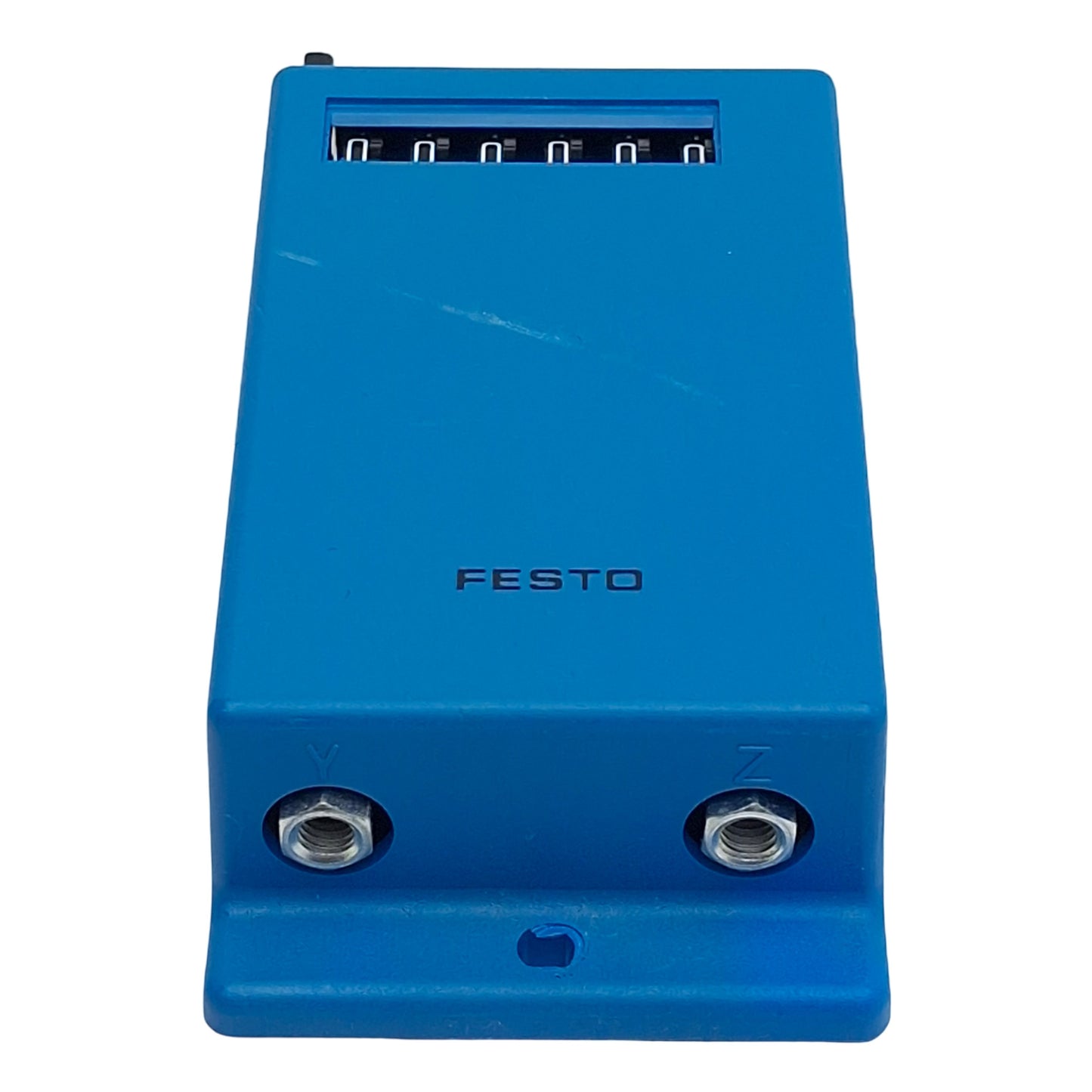 Used Festo PZA-A-B 14992 Pneumatic Adding Counter, 2-8bar, M5 x 0.8, 6-Digit