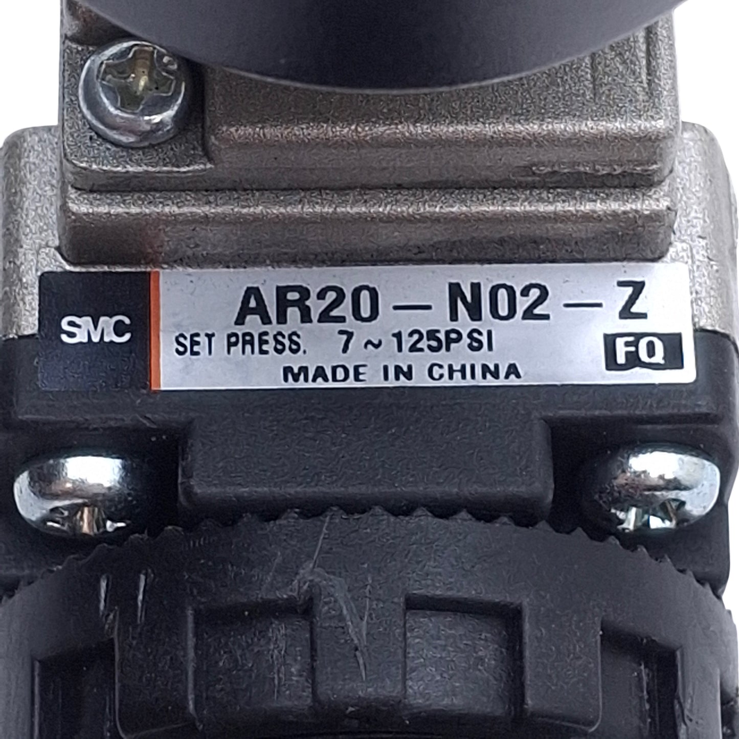 Used Lot of 3 SMC AR20-N02-Z Pneumatic Regulator, Set Range: 7-125psi, 0-160psi Gauge