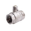 Used Engolas Swift-O-Matic Ball Valve DN25, 1in BSP Male/Female, Nickel Plated Brass
