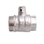 Used Engolas Swift-O-Matic Ball Valve DN25, 1in BSP Male/Female, Nickel Plated Brass