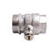Used Engolas Swift-O-Matic Ball Valve DN25, 1in BSP Male/Female, Nickel Plated Brass