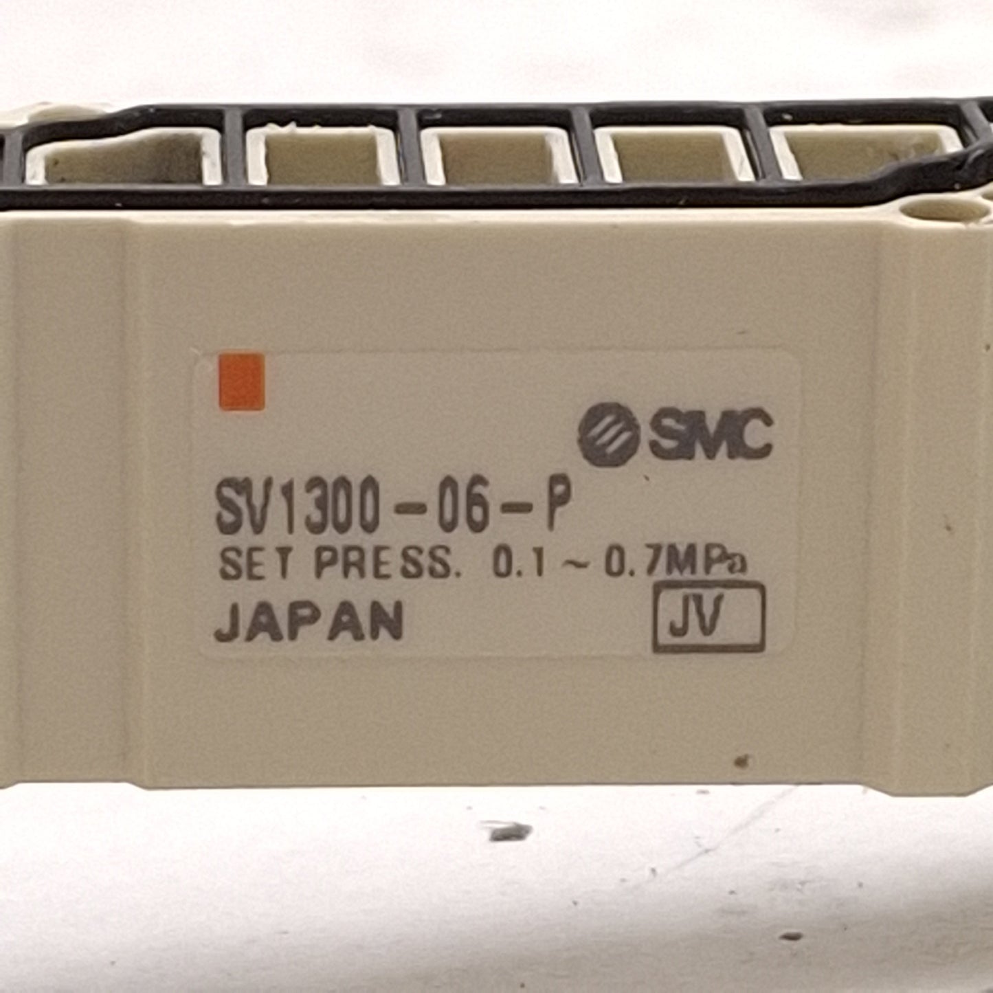 Used SMC SV1300-06-P Manifold Interface Regulator, Even-Station, 3-Position, 0.7MPa