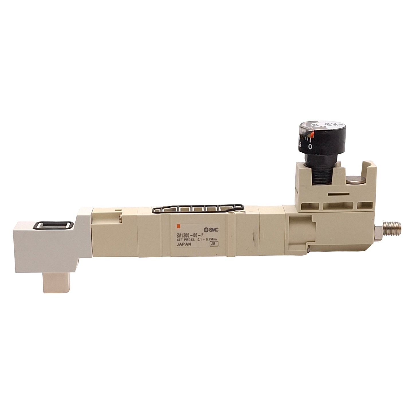 Used SMC SV1300-06-P Manifold Interface Regulator, Even-Station, 3-Position, 0.7MPa