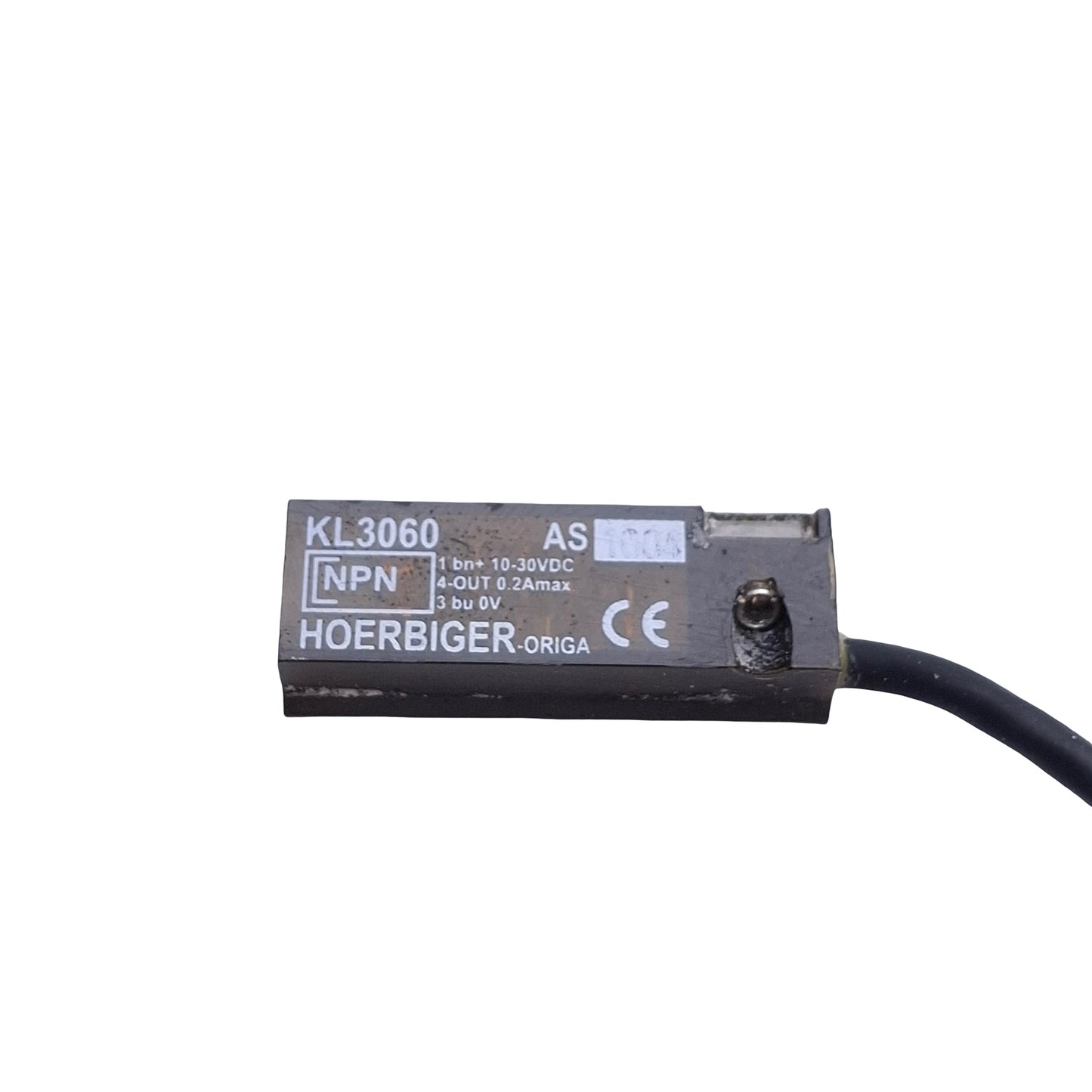 Used Hoerbiger Origa KL3060 Magnetic Reed Switch, 10-30VDC 0.2A, NPN, NO, 3-Pin M8