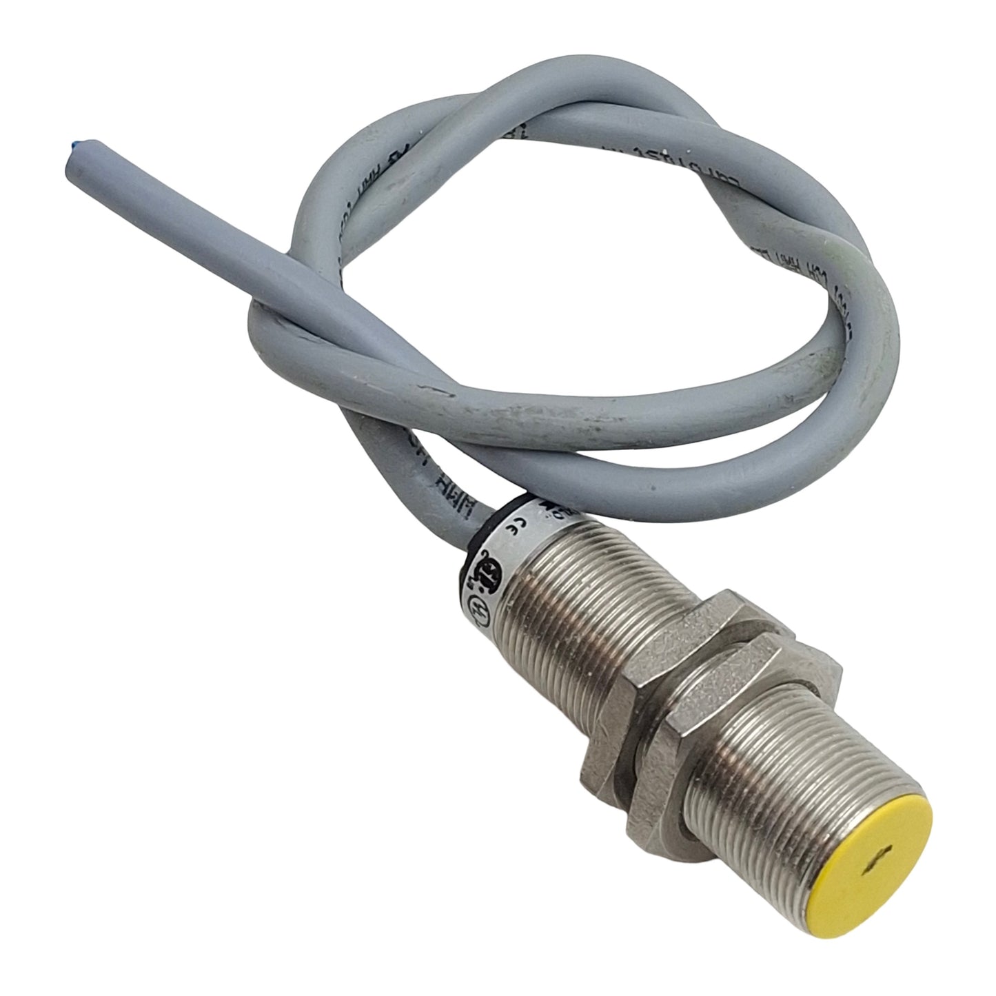 Used Turck BI5-EM18-AN6XLD Inductive Sensor, NPN NO, 5mm Range, 10-30VDC, M18, 3-Wire