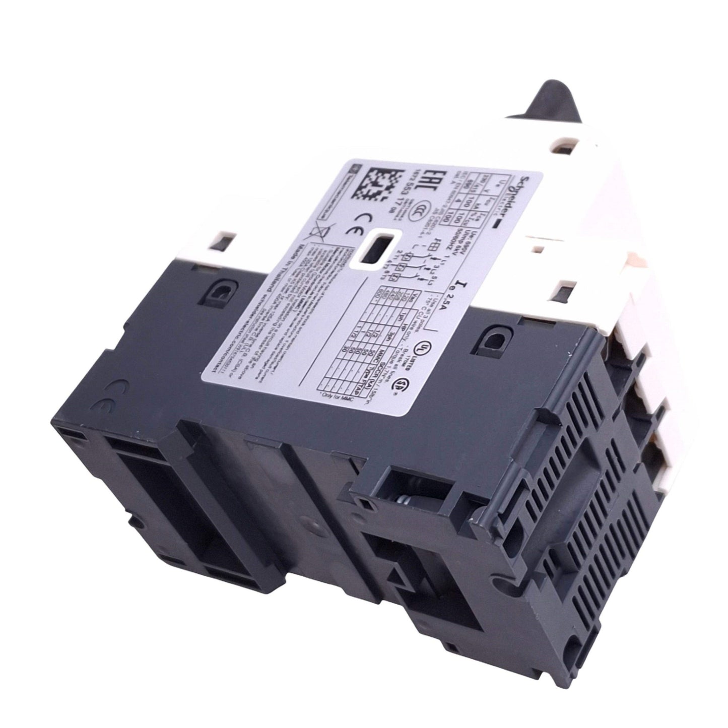 New Schneider Electric GV2-L07 Motor Circuit Breaker, 3-Pole 2.5A, 1.5kW Max
