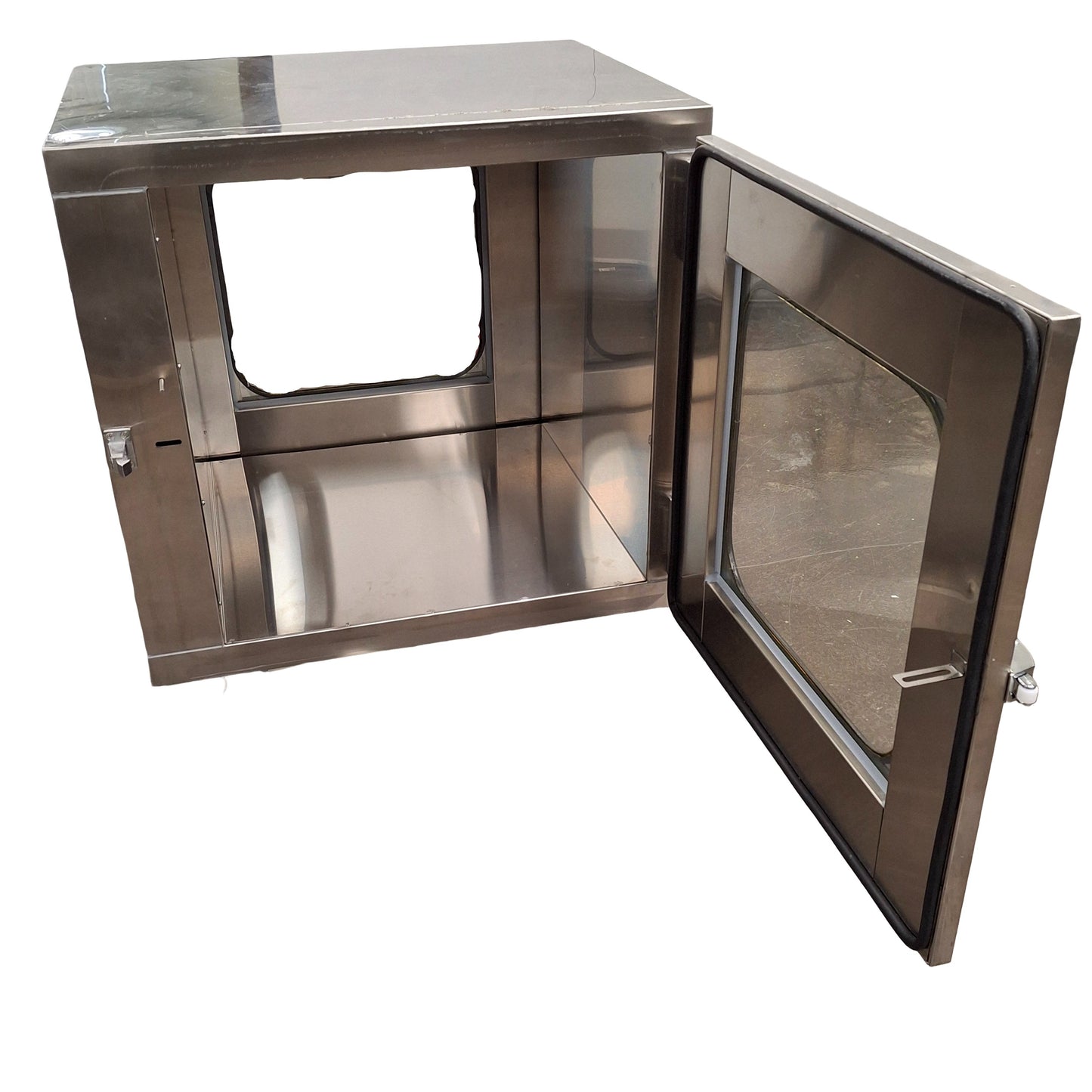 Used Medical Microtech Braider MMBT PB-24x24x24 Pass Through Cabinet 24 x 24in x 24in