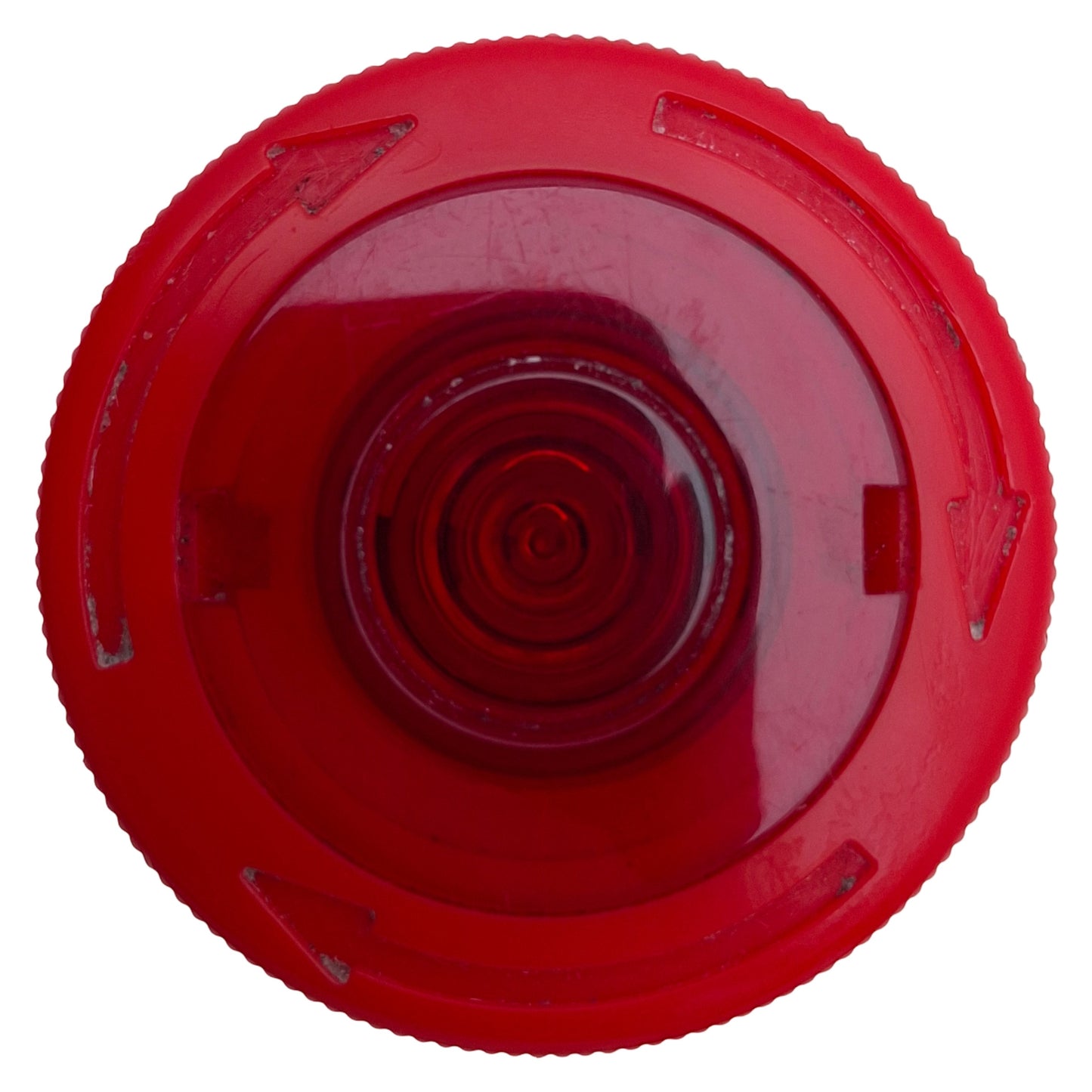 Used IDEC HW1E-TV4F02QD-R-24V E-Stop Pushbutton, Turn Reset, Illuminated, 2NC Unibody
