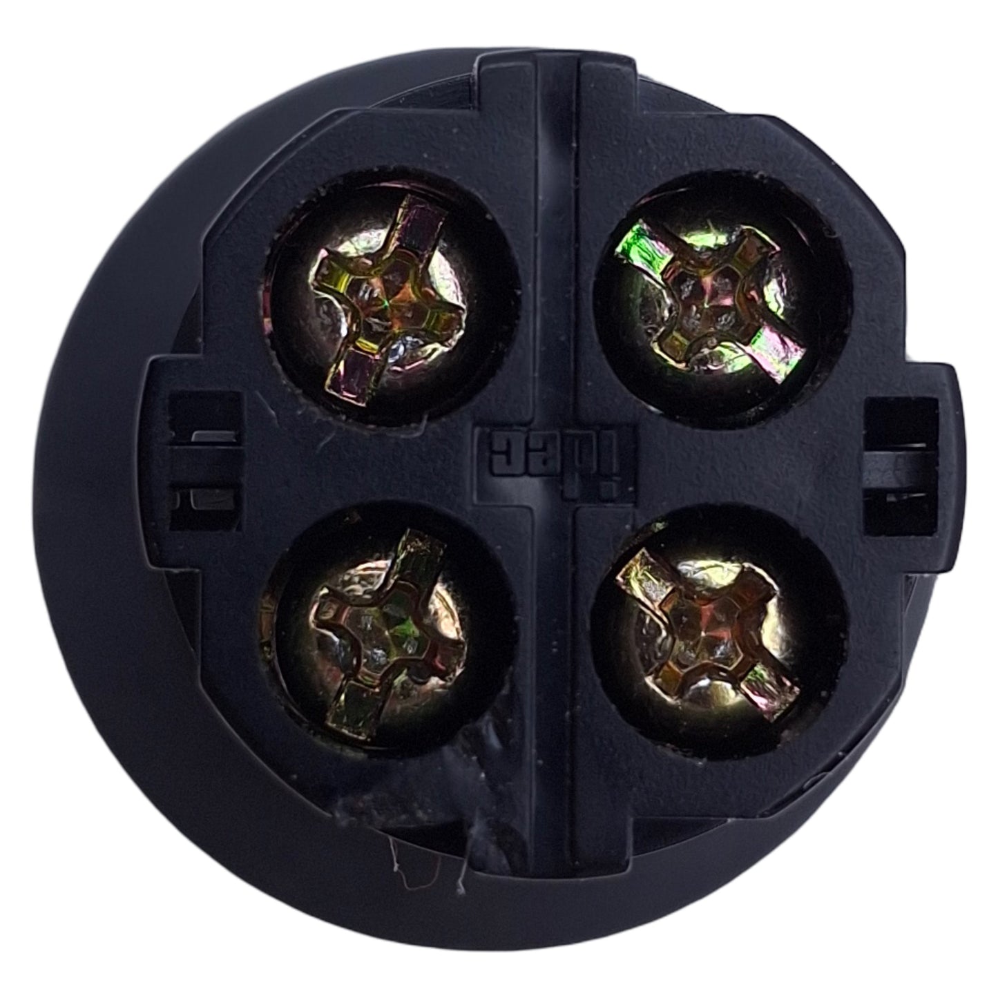 Used IDEC HW1E-TV4F02QD-R-24V E-Stop Pushbutton, Turn Reset, Illuminated, 2NC Unibody