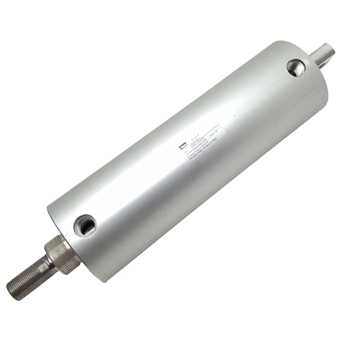 New – Open box Parker 1PP000006374 Pneumatic Cylinder ø4in Bore, 8.5in Stroke, 1/2" NPT, 150psi