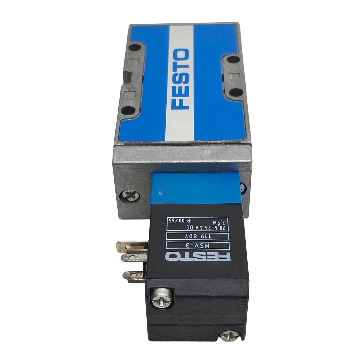 New Festo MVH-5-1/4-B Solenoid Valve, 5/2-Way, G1/4, 2-10bar, 1300l/min, 24VDC Coil