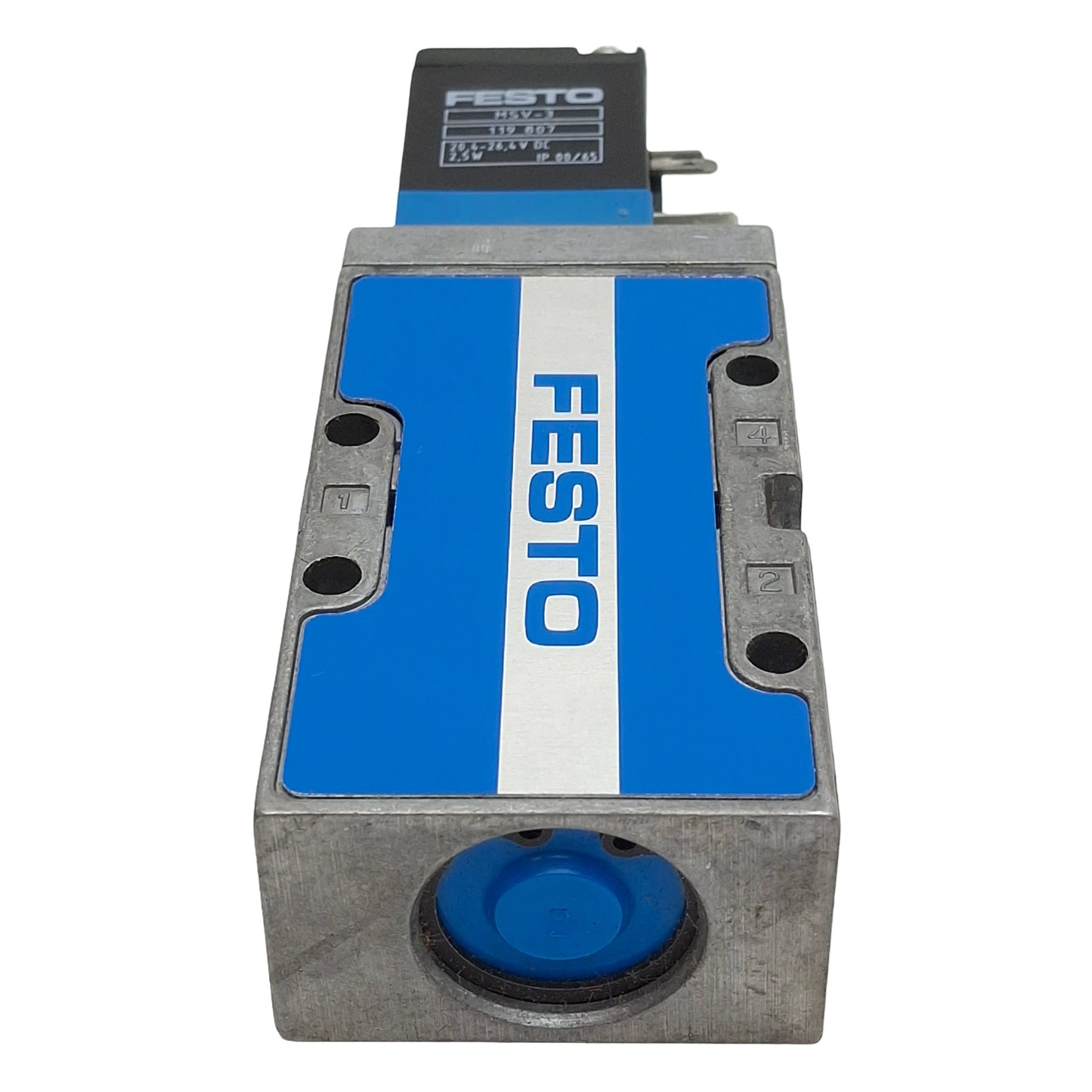New Festo MVH-5-1/4-B Solenoid Valve, 5/2-Way, G1/4, 2-10bar, 1300l/min, 24VDC Coil