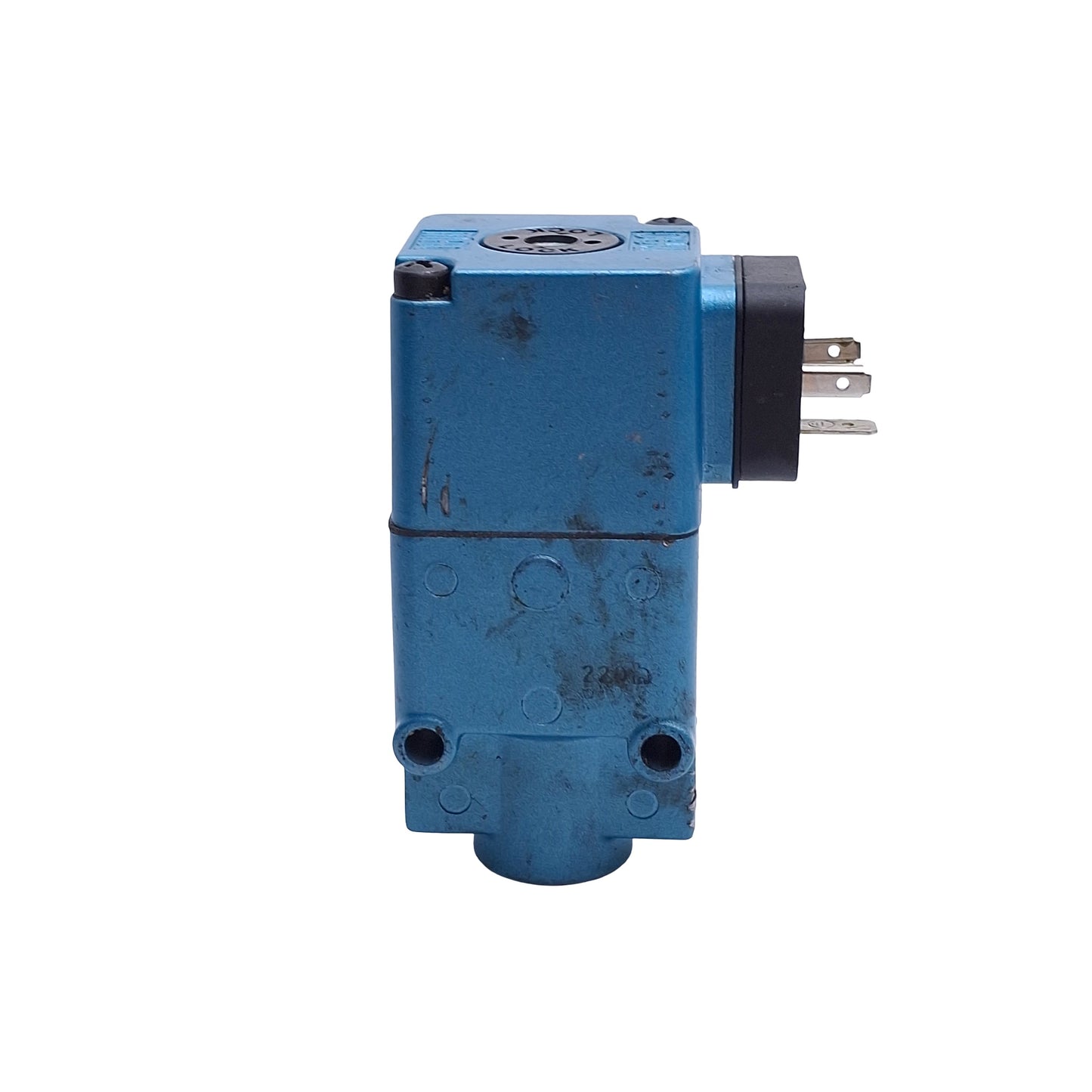 Used Mac Valves 225B-111JA Solenoid Valve, 1/4in NPTF, 110/120VAC 24VDC Coil