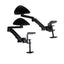 Used Lot of 2 Mount-It MI-7145 Adjustable Arm Rest for Desk 5KG Max Load 15" Vertical