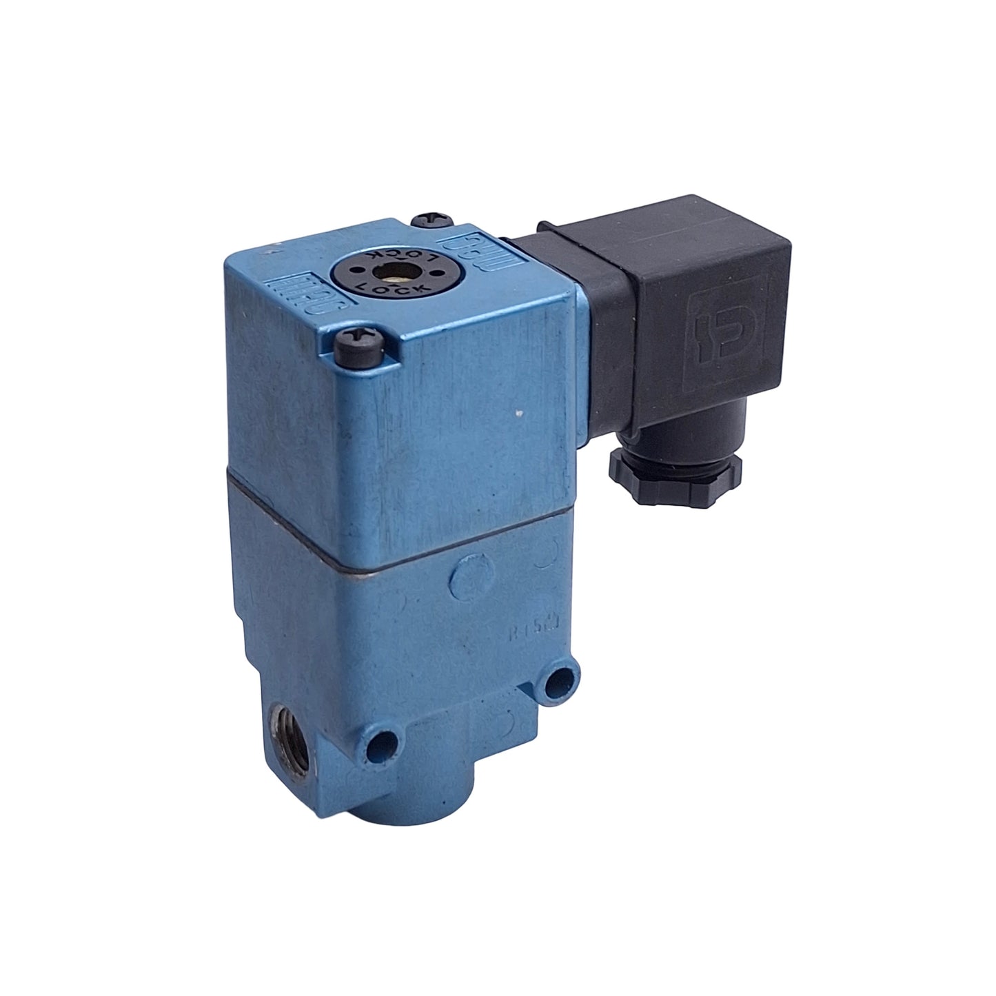 Used Mac Valves 225B-111JC Solenoid Valve, 1/4in NPTF, 110/120VAC & 24VDC Coil
