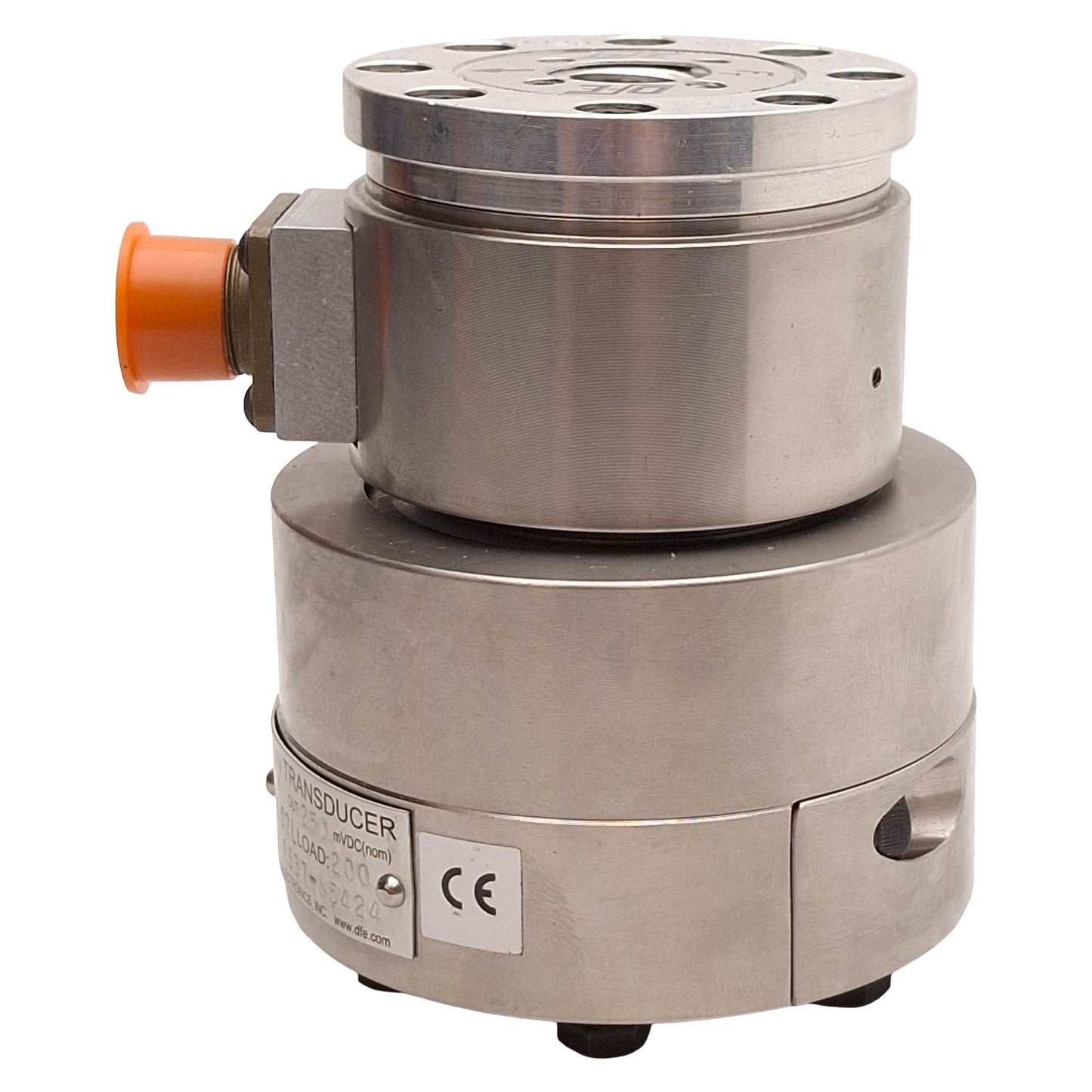 New – Open box Dover Flexo C2L Tension Transducer, 200lbs Load, 250mVDC Output, ø1-1/2in Bore