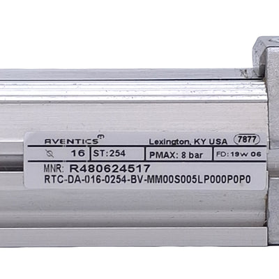 Used Aventics RTC-DA-016-0254-BV-MM00S005LP000P0P0 Rodless Cylinder 16mm Bore