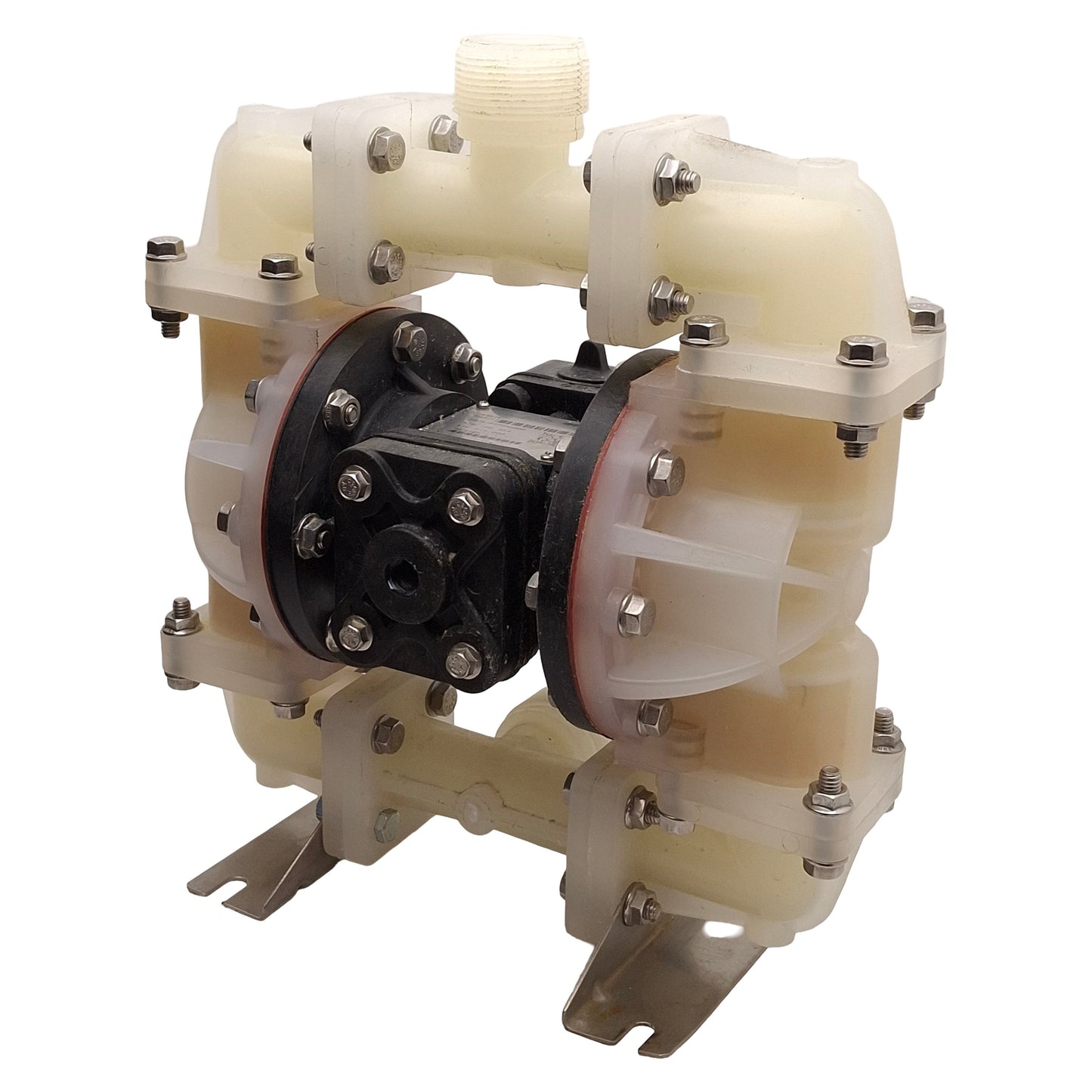 Used Sandpiper S07B1P1PPNS000 Air Operated Double Diaphragm Pump, 23gpm, 100psi