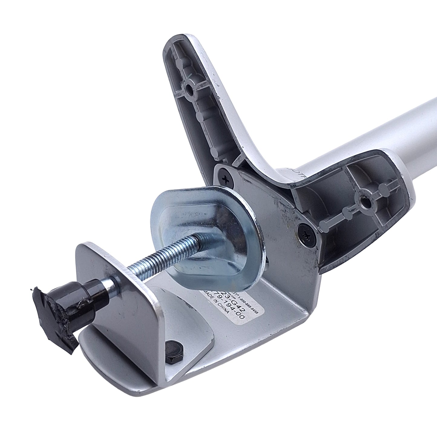 Used Ergotron 45-179-194-00 Desk Mount Monitor Arm Pole, Desk Clamp *Pole Mount Only*