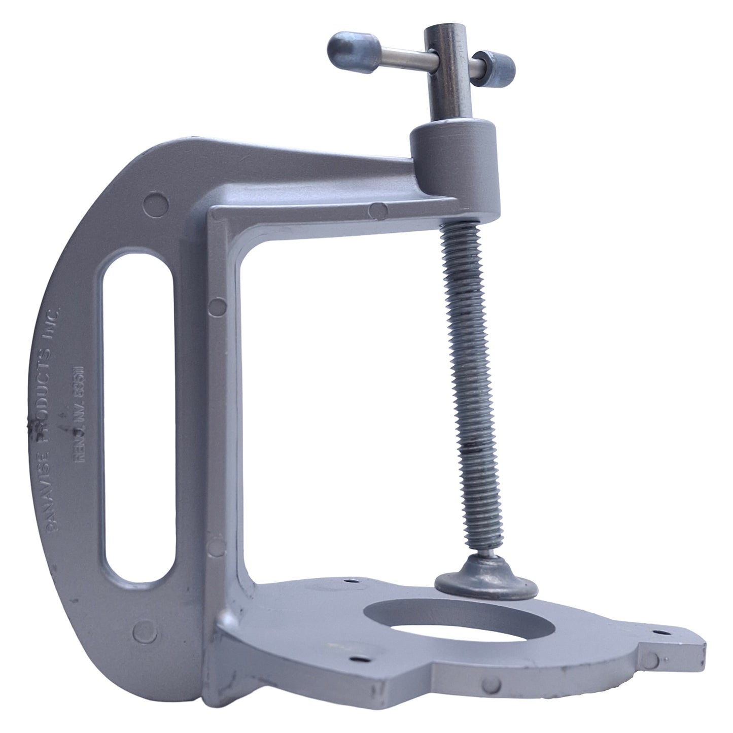 Used Panavise 311 C-Clamp Base Mount 3.4in Range, 2.3" Throat Depth From Center
