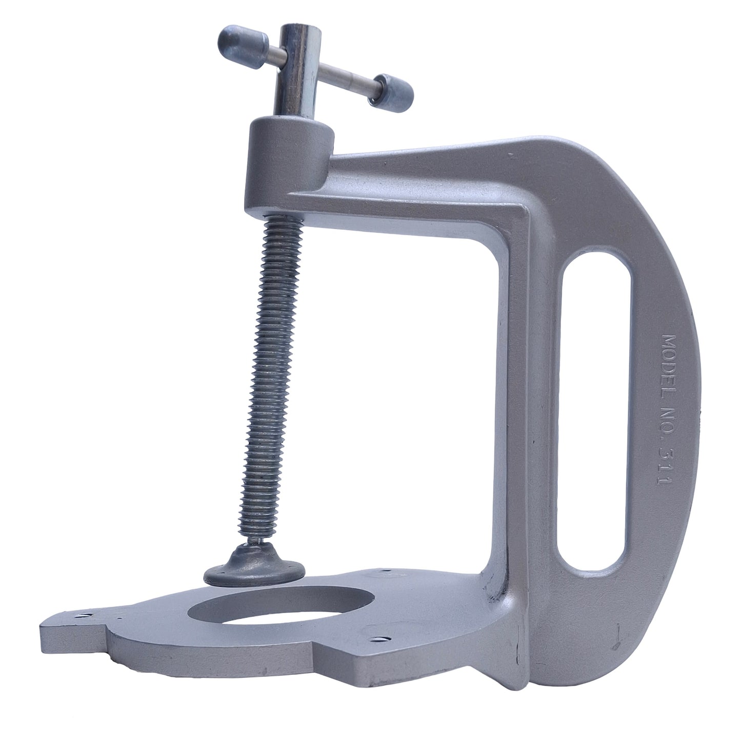 Used Panavise 311 C-Clamp Base Mount 3.4in Range, 2.3" Throat Depth From Center
