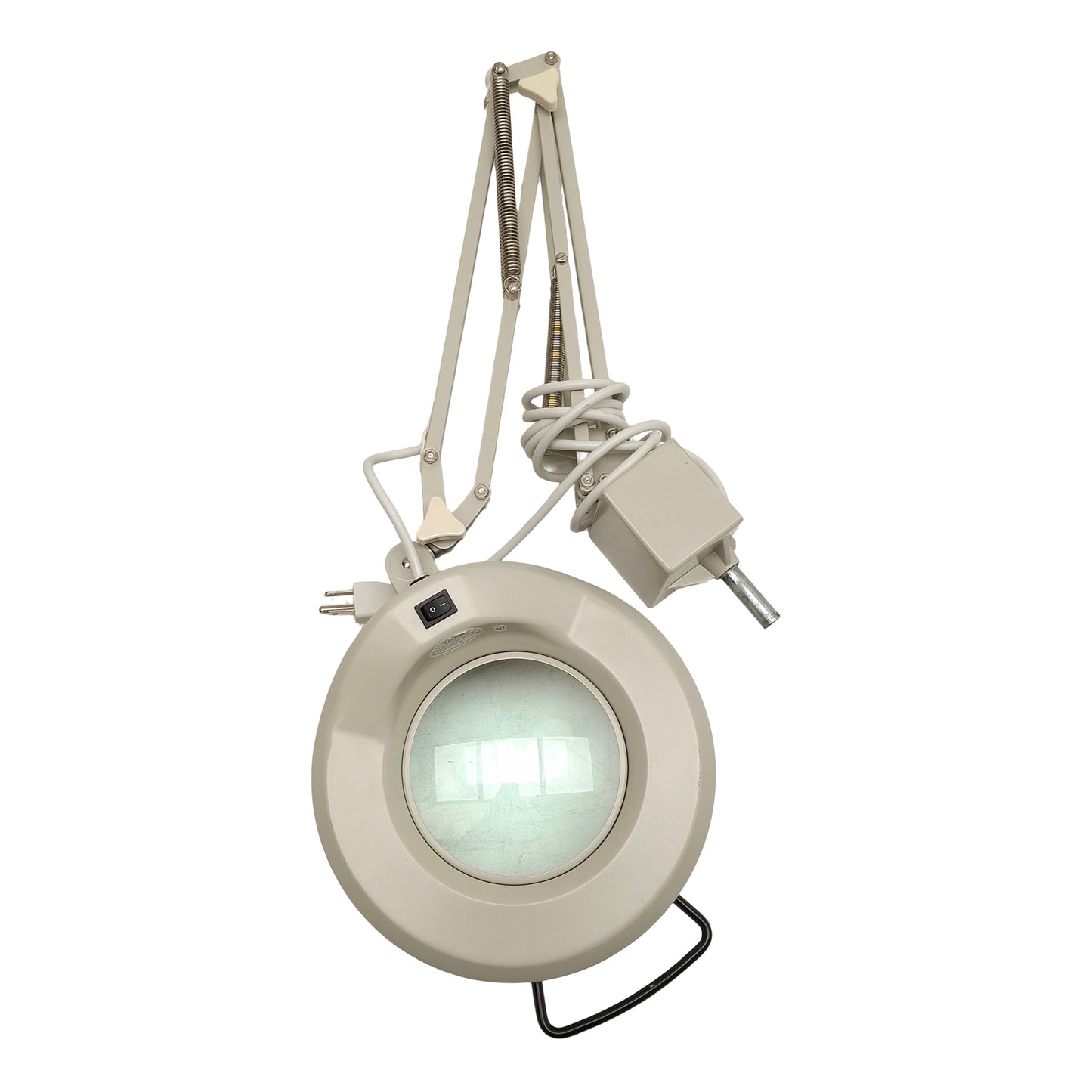 Used Luxo SL-114 IFM Magnifier, 45in Arm, 3 Diopter, 120VAC 5A 22W *No Clamp*
