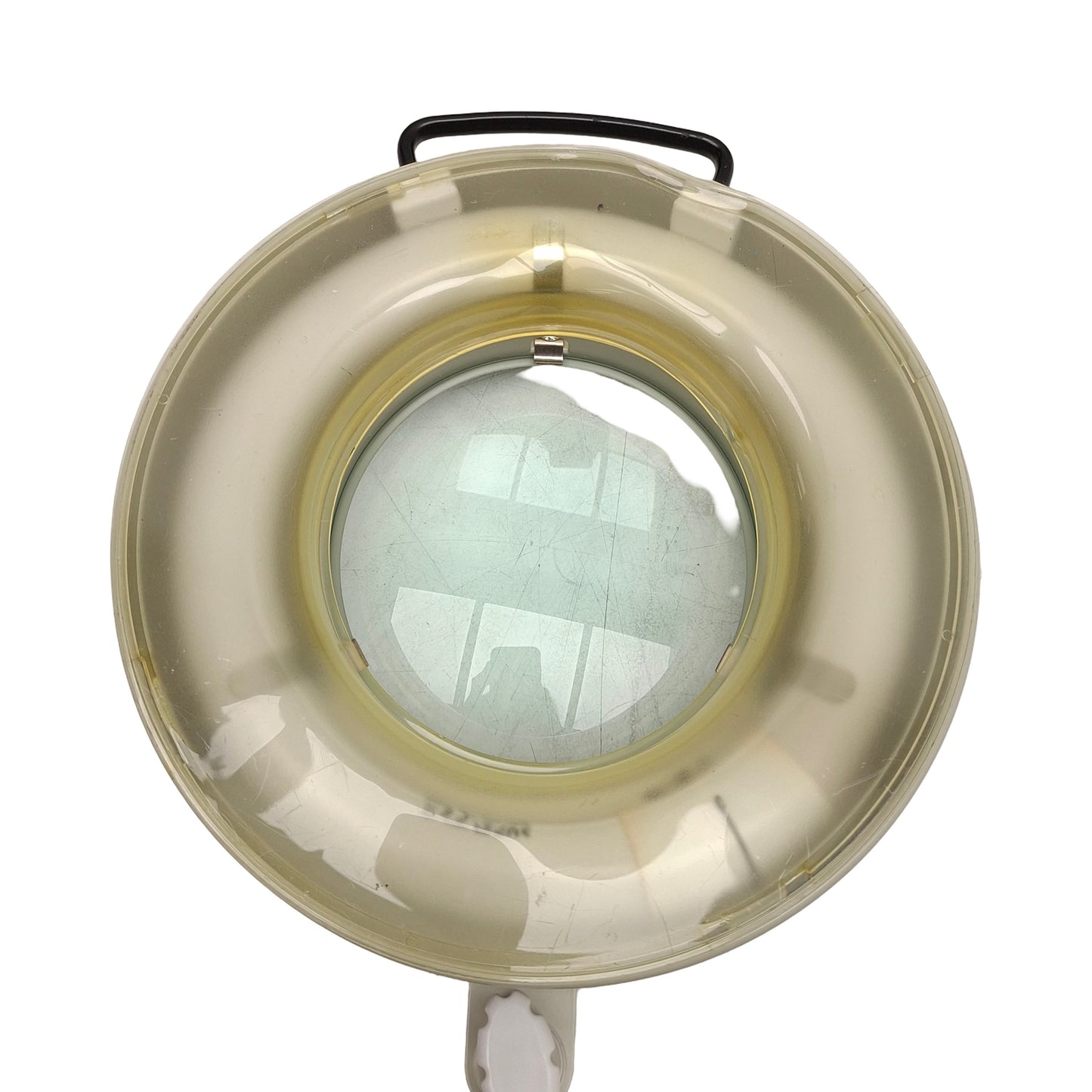 Used Luxo SL-114 IFM Magnifier, 45in Arm, 3 Diopter, 120VAC 5A 22W *No Clamp*
