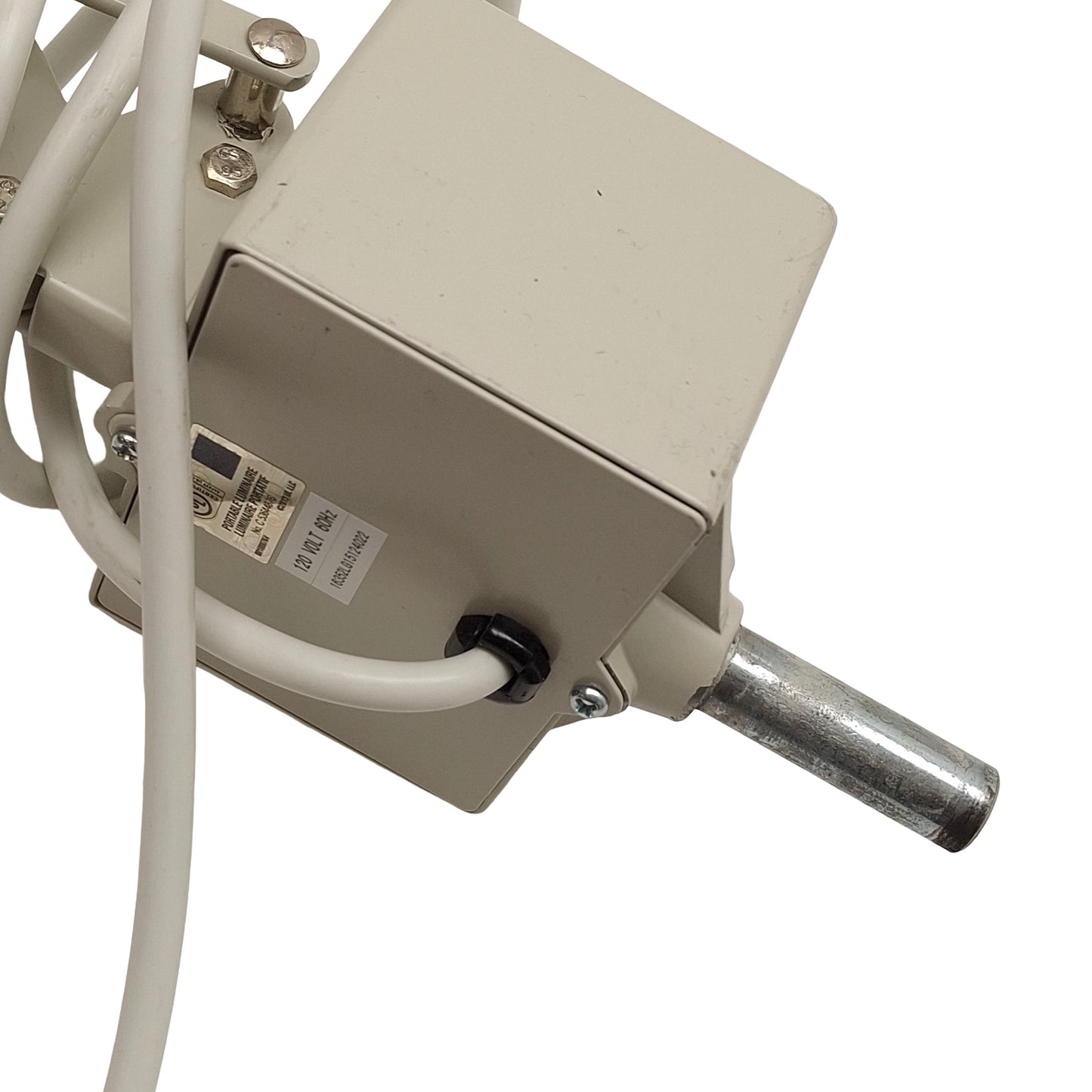 Used Luxo SL-114 IFM Magnifier, 45in Arm, 3 Diopter, 120VAC 5A 22W *No Clamp*