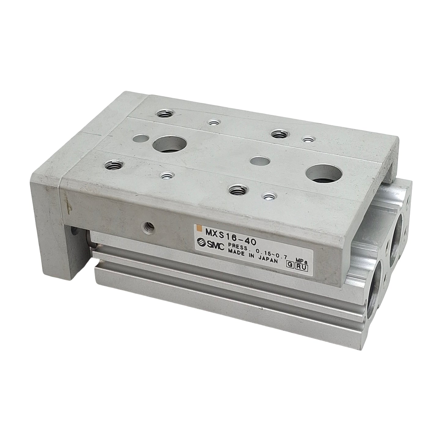 Used SMC MXS16-40 Linear Pneumatic Slide Table, ø16mm Bore, 40mm Stroke, 0.7MPa, M8