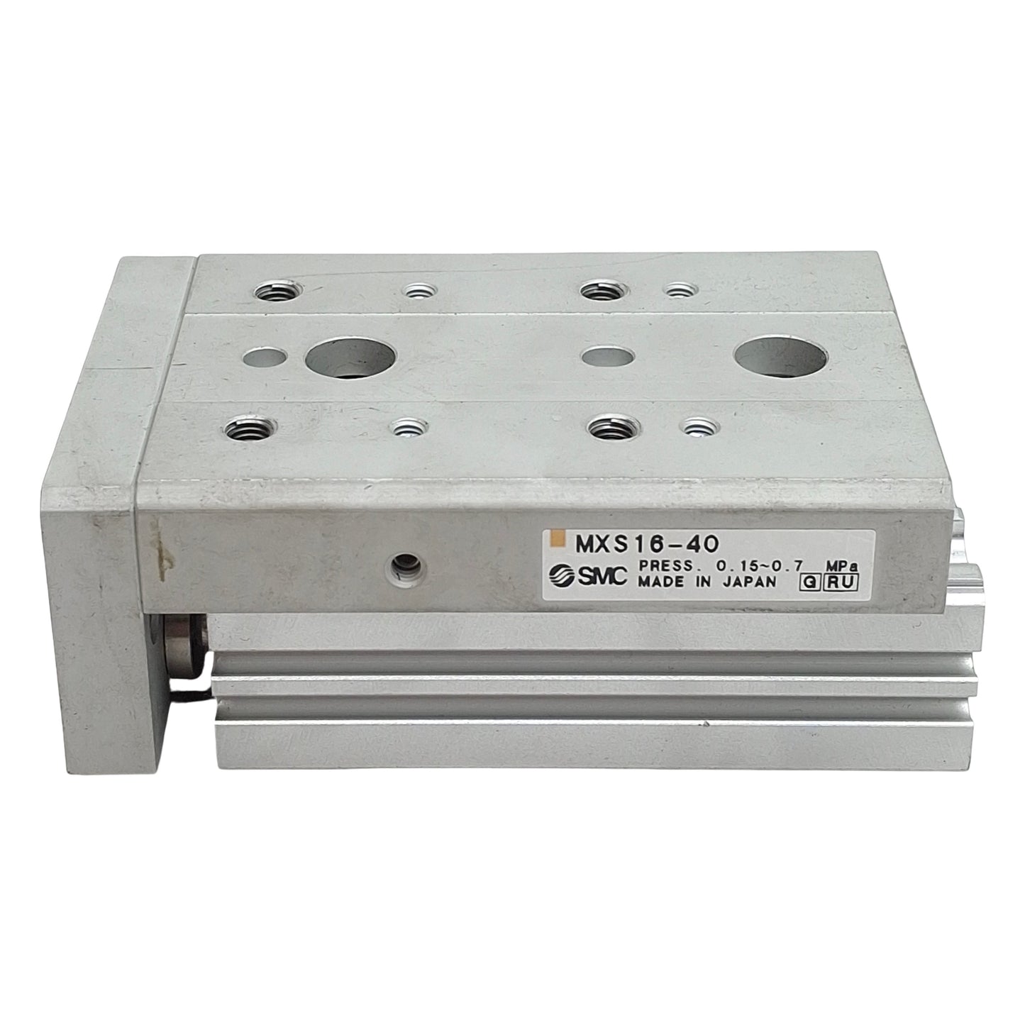 Used SMC MXS16-40 Linear Pneumatic Slide Table, ø16mm Bore, 40mm Stroke, 0.7MPa, M8