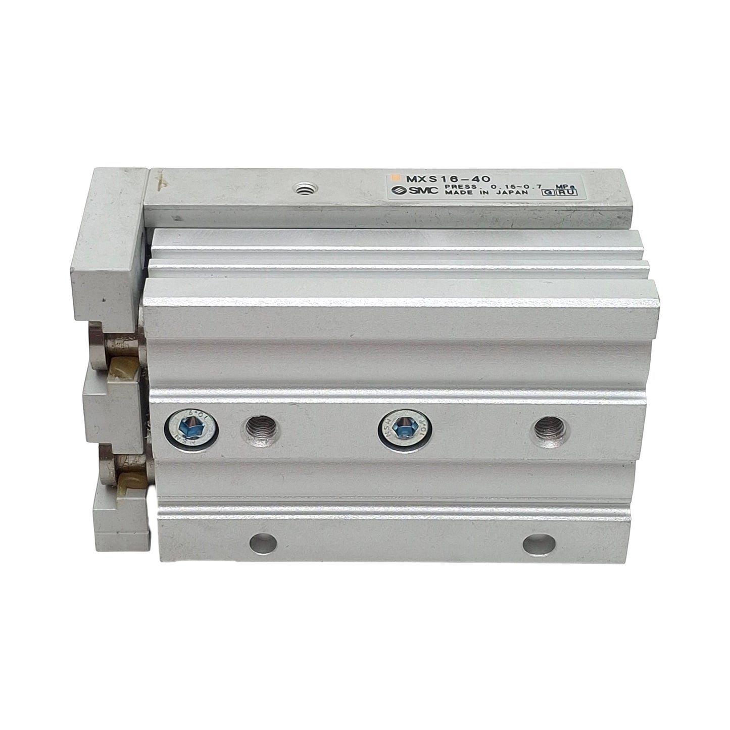 Used SMC MXS16-40 Linear Pneumatic Slide Table, ø16mm Bore, 40mm Stroke, 0.7MPa, M8