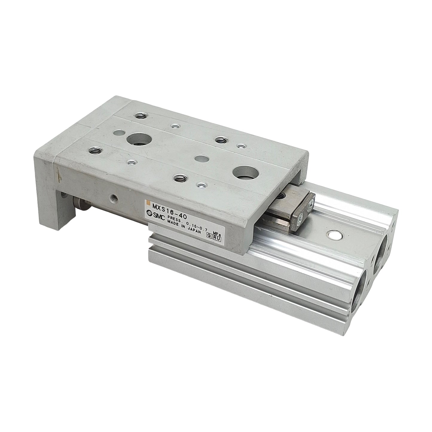 Used SMC MXS16-40 Linear Pneumatic Slide Table, ø16mm Bore, 40mm Stroke, 0.7MPa, M8