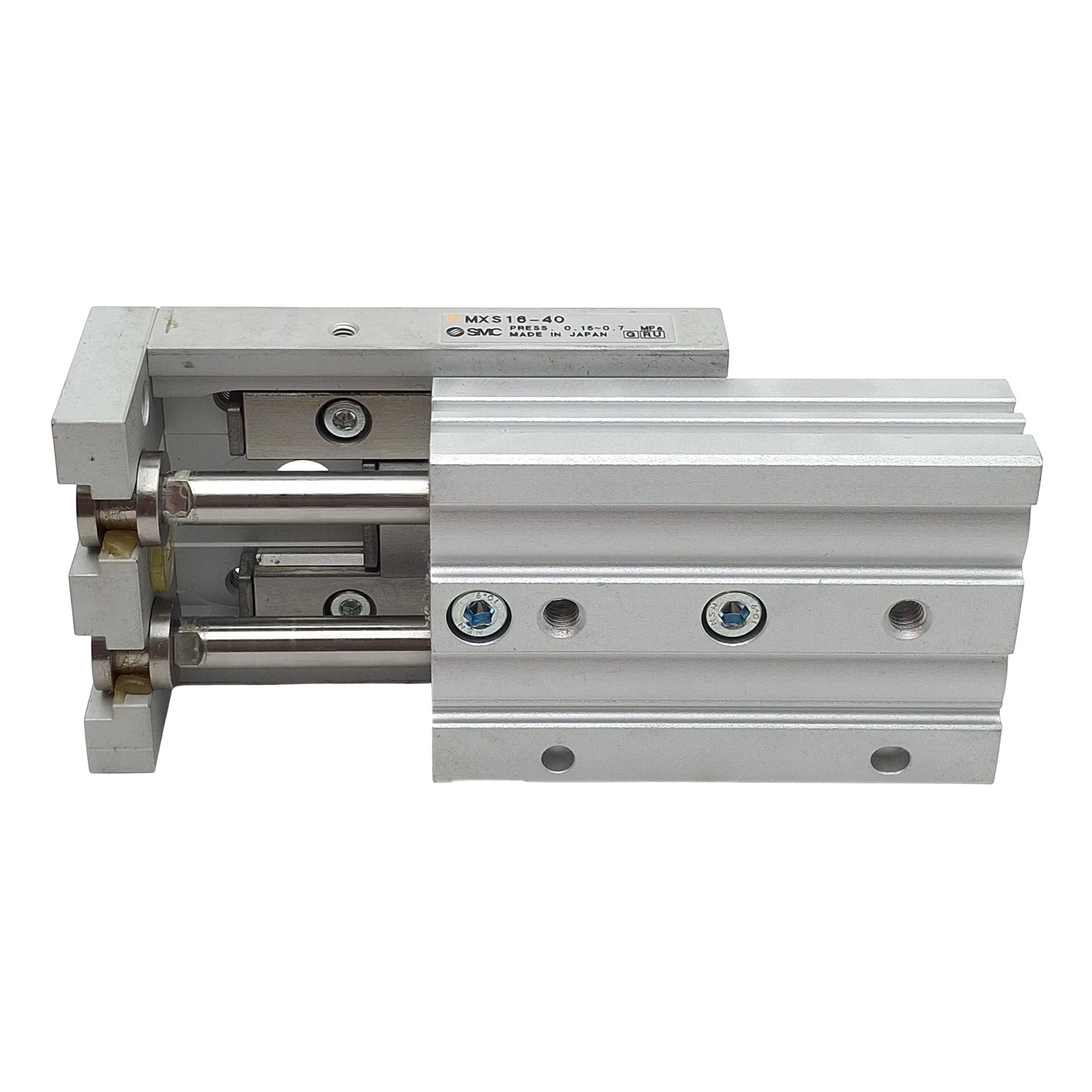 Used SMC MXS16-40 Linear Pneumatic Slide Table, ø16mm Bore, 40mm Stroke, 0.7MPa, M8