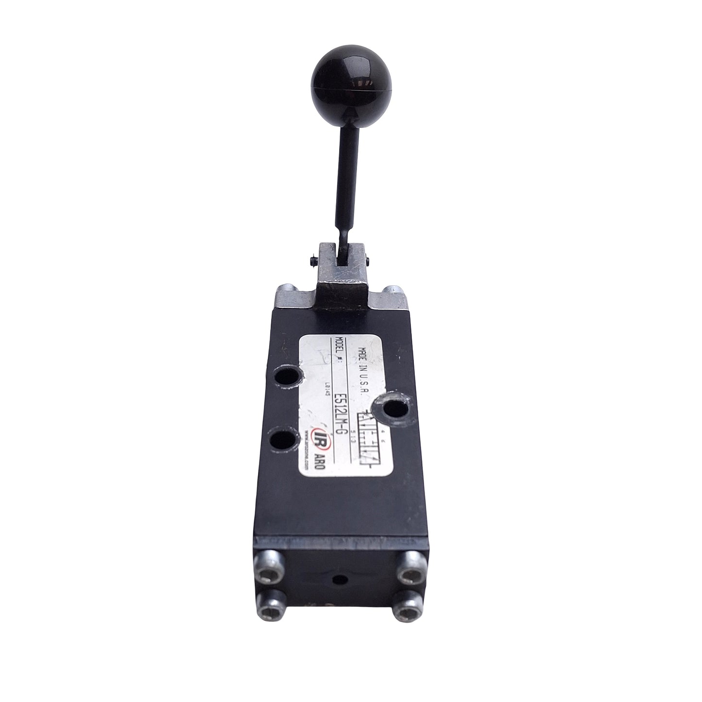 Used Ingersoll Rand E512LM-G Manual Pneumatic Valve 3 Pos 4 Way Momentary & Detent