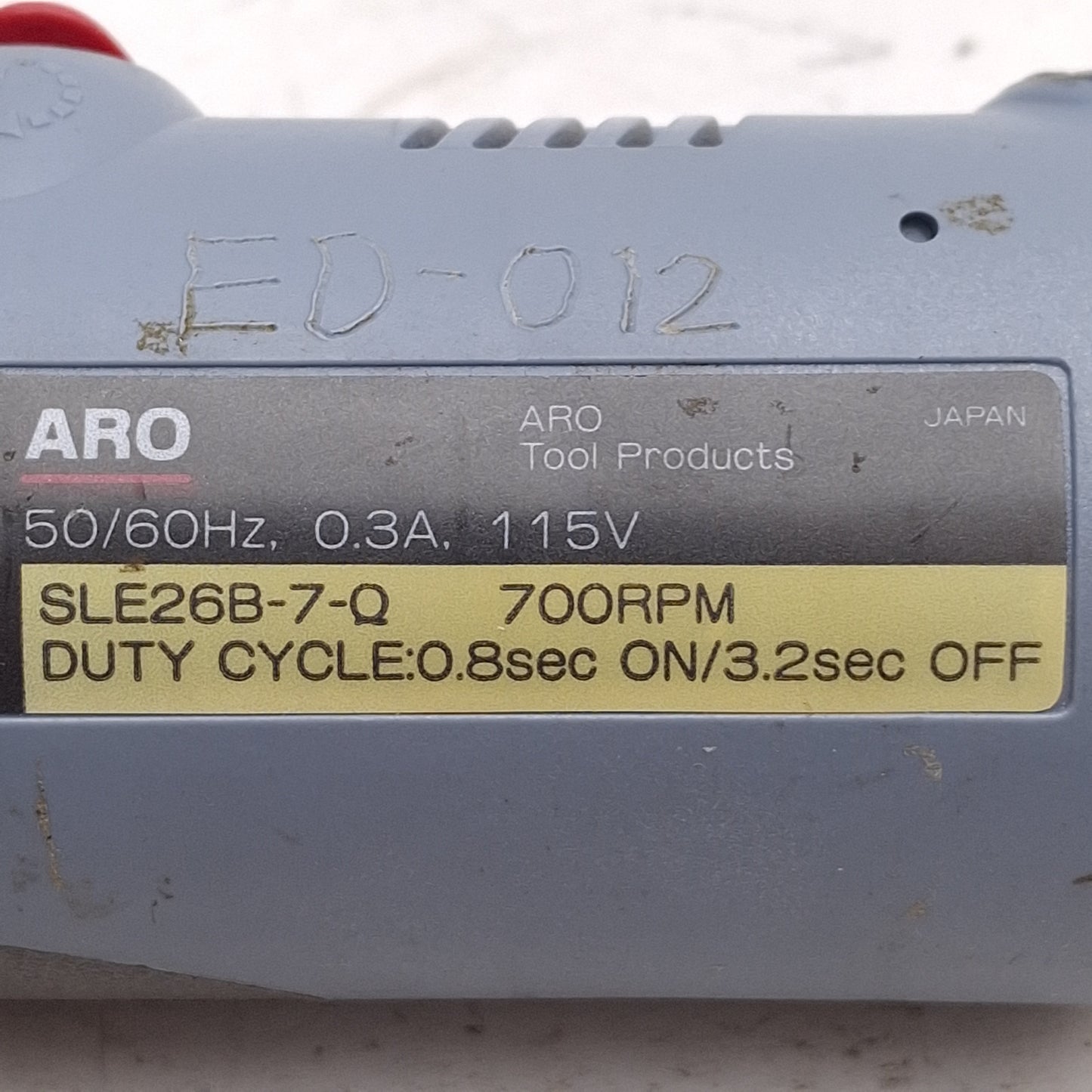 Used ARO SLE26B-7-Q Push to Start Electric Screwdriver, 26in-lb, 700rpm *Connector*