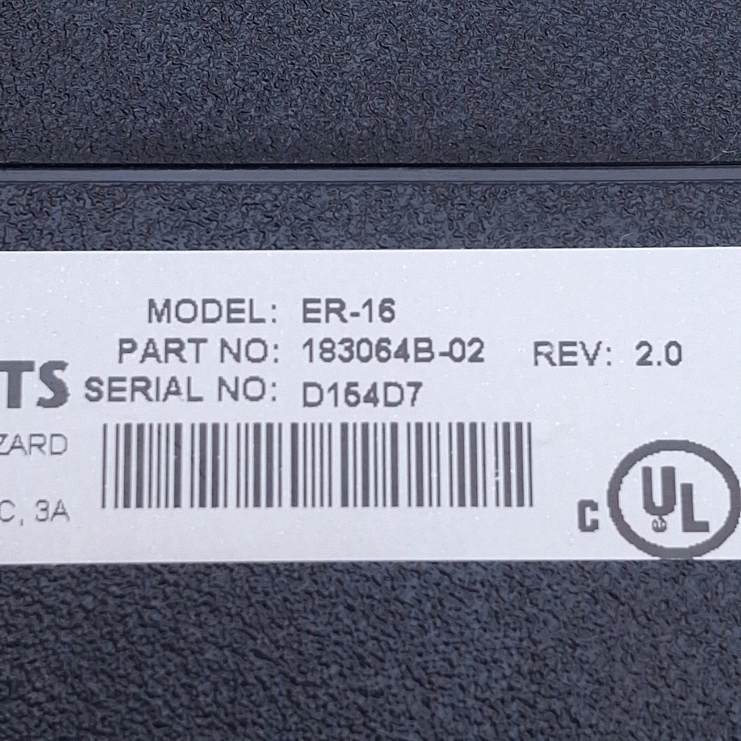 Used National Instruments ER-16 Relay Board SPDT, 16-Channels, 50-pin/26-pin Male